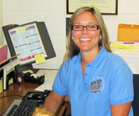 Teacher at Computer Desk