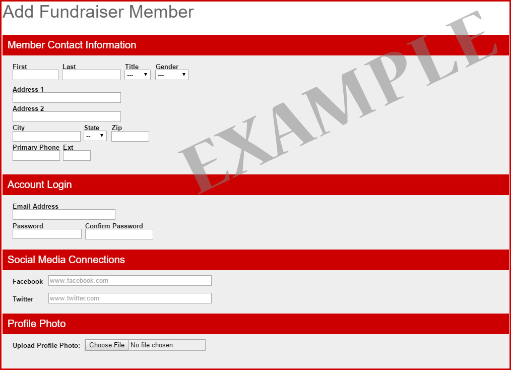 Add Member Example